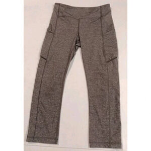 Gray Lululemon Size 6 Leggings Gym Athletic Athleisure Workput Yoga Pant